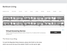 Tablet Screenshot of barbicanliving.co.uk